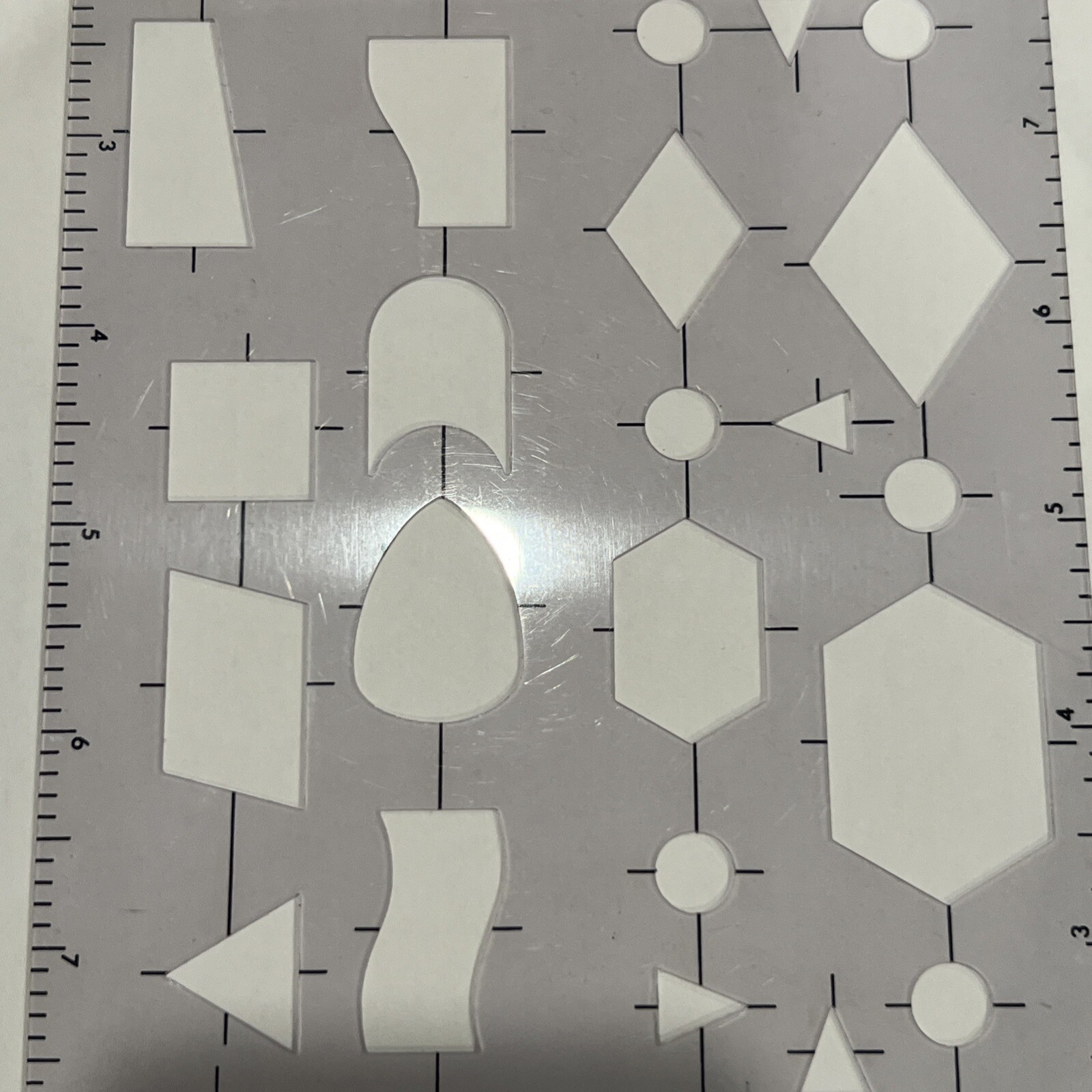 Vintage Honeywell Electronic Data Processing Flowcharting Spacing Template