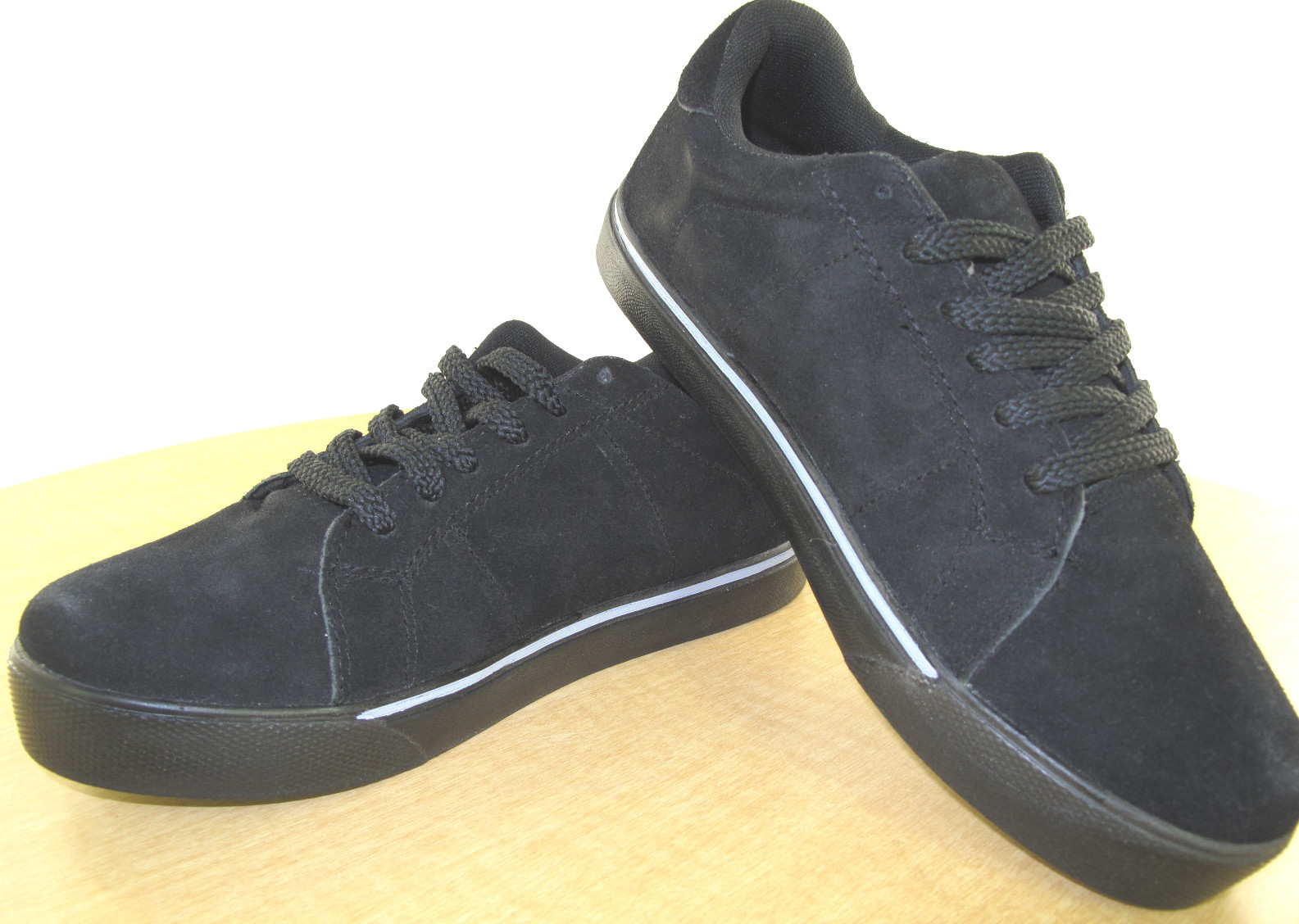 Hitchcock Mens Sport Outdoor Walking Shoe 96K Black Suede 3E - 5E - 6E New