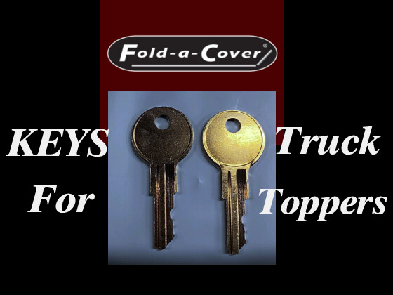 FOLD A COVER 752-761 SET OF 2 KEYS TRUCK TOPPER TONNEAU COVER FREE SHIPPING