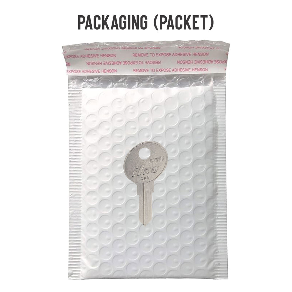 1041S Key Blank – Nickel