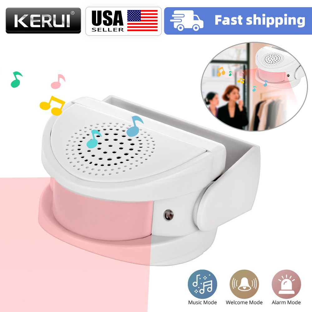 KERUI Wireless PIR Motion Door Bell Welcome Chime Sensor Alarm Doorbell For Shop