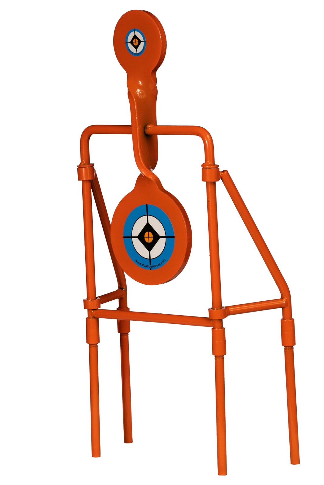 Do All Outdoors Double Blast Spinner Shooting Target with 3" One Size, Orange
