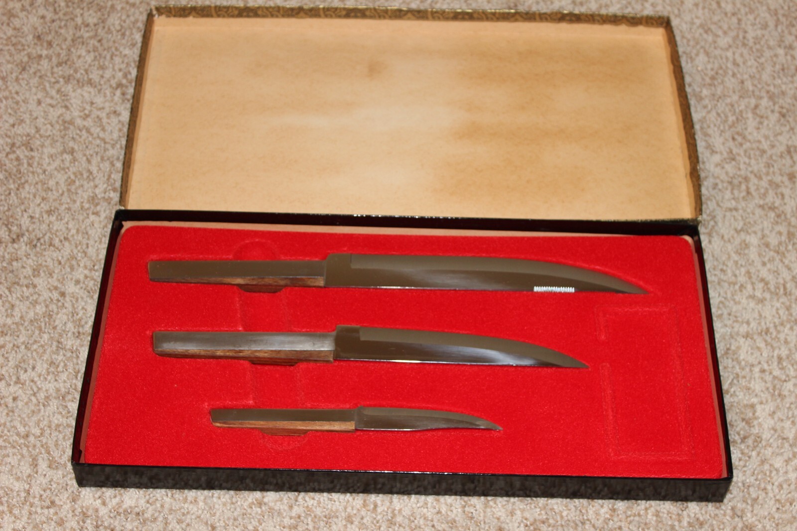 Vintage Vernco Hi Carbon Stainless Steel Wood Carving Knife Paring Knife Japan