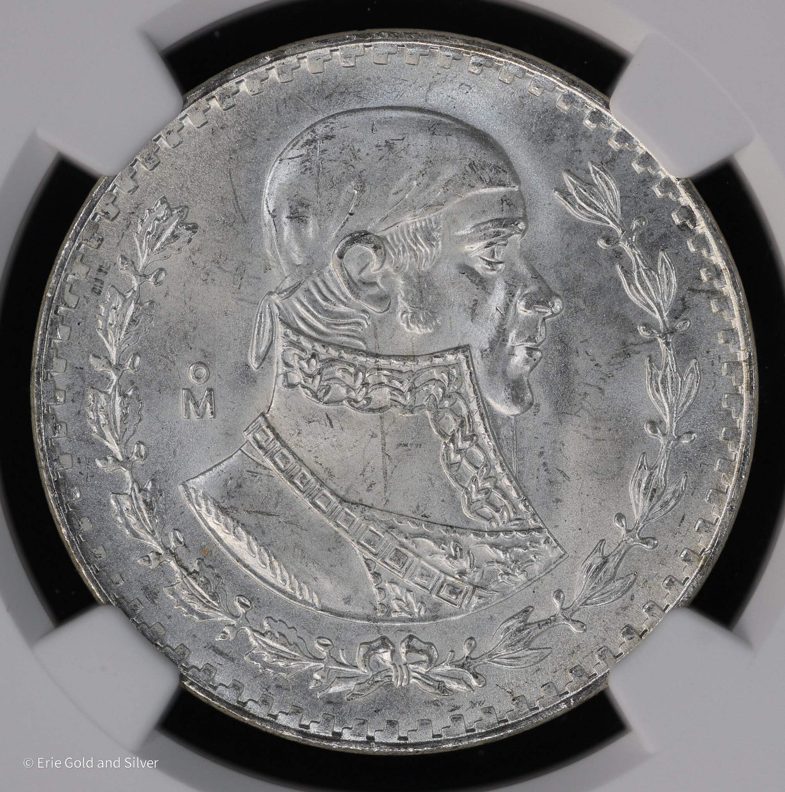 1962-Mo Mexico Silver Peso NGC MS 66