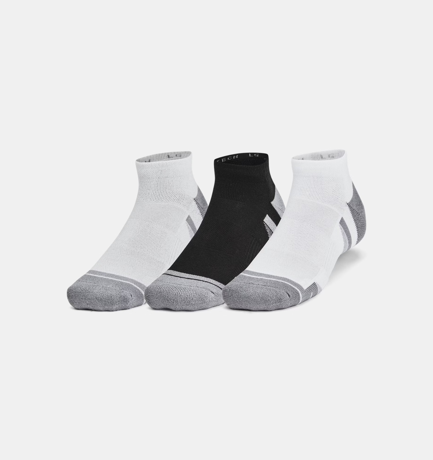 Under Armour UA Performance Tech Unisex 3-Pack Low Cut Socks - Size XL 1379504