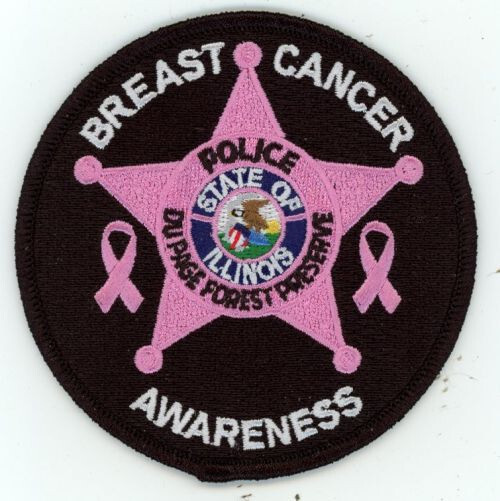 ILLINOIS IL DU PAGE POLICE PINK BREAST CANCER NICE SHOULDER PATCH SHERIFF