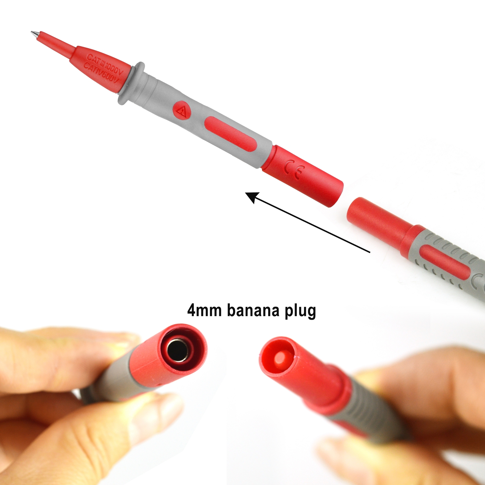 ZIBOO UT-C08 Test Probe Stainless Steel TIP 10A replace TP2 ✦Kd