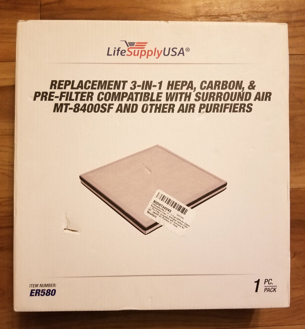 Replacement 3 in 1 Air FILTER compatible with MT-8400SF Item # ER580