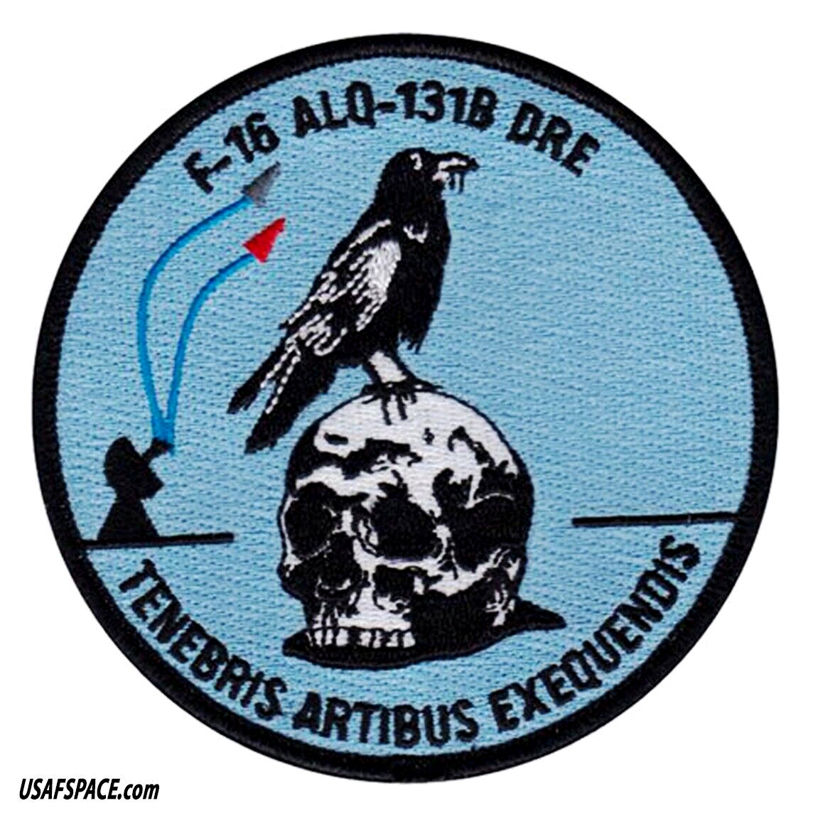 USAF 416th FLIGHT TEST SQ-416 FLTS-F-16 ALQ-131B DRE TEST-Edwards AFB-VEL PATCH