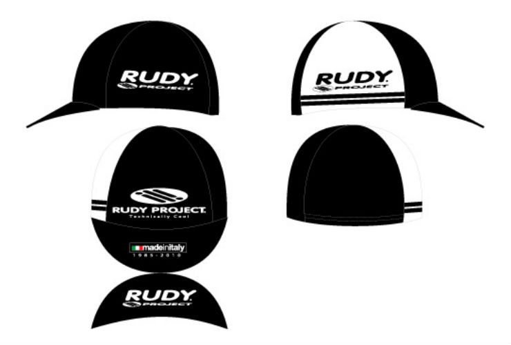 Rudy Project Cycling Cap Black/White *New in Package* Size Large
