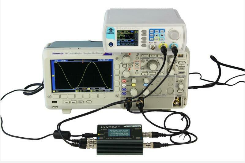 JUNTEK DPA-1698 40Vpp 2CH DC Power Amplifier For DDS Function signal Generator