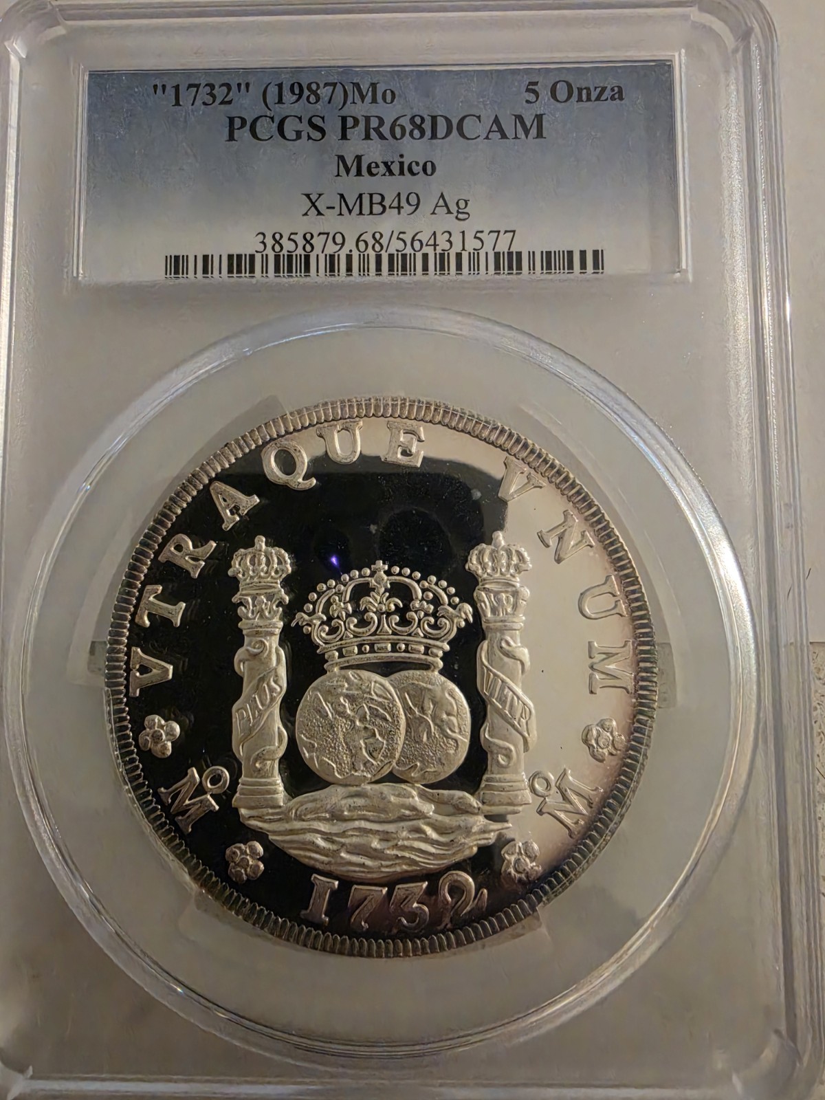 1732 Vtraque Vnum (1987) 5 Oz Proof