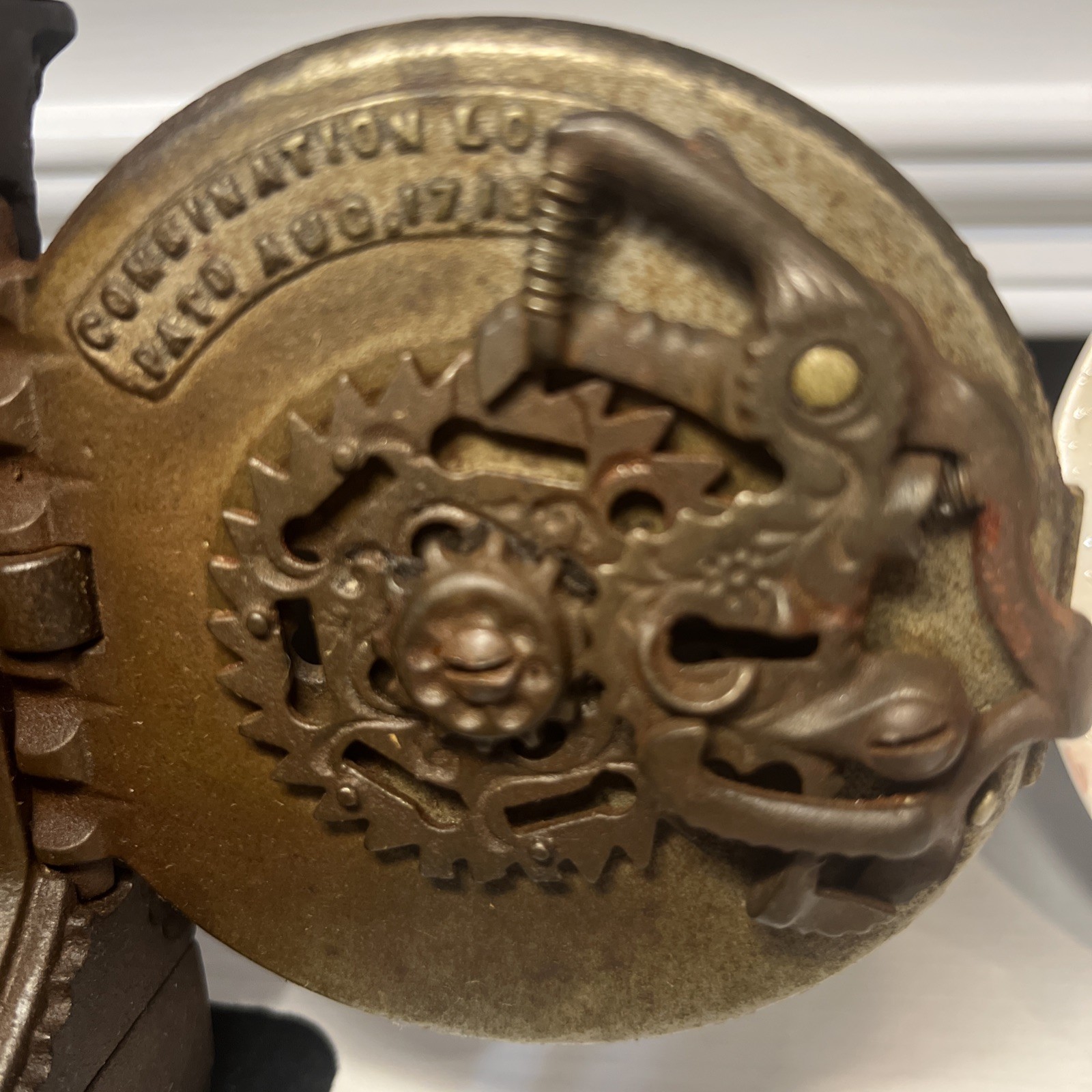 J&E Stevens August 17th, 1897 - Material, Cast Iron) (Burglar Proof Safe)not Key