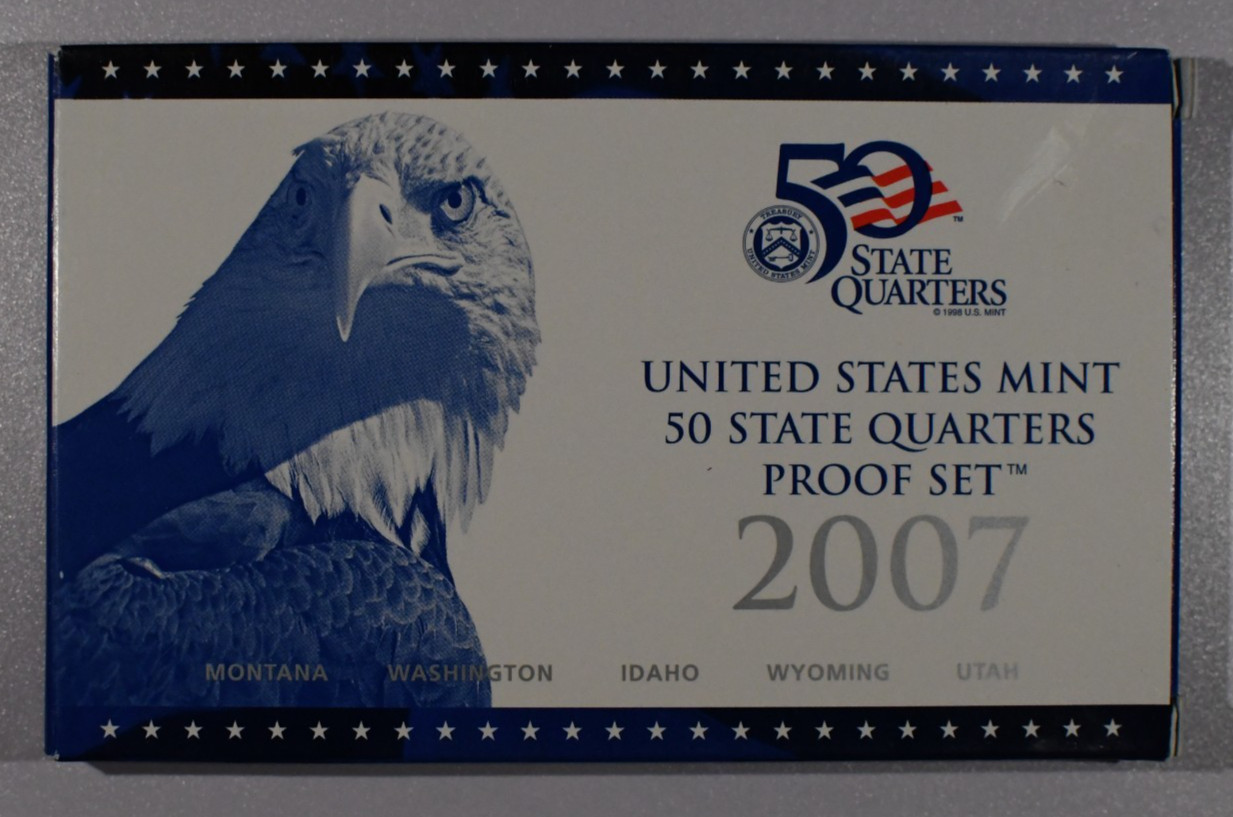 2007 United States Mint 50 State Quarters Proof Set
