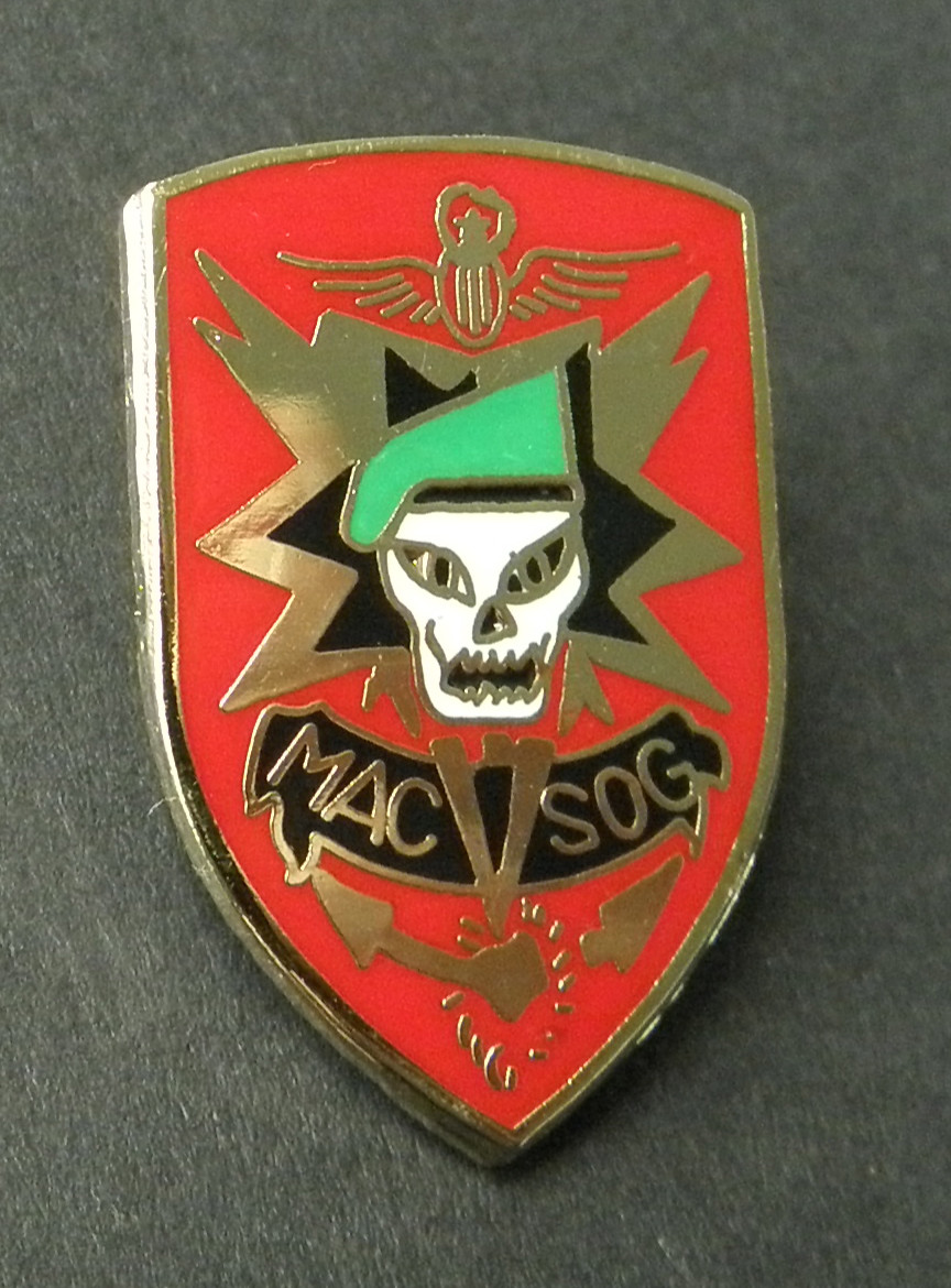US ARMY MAC SOG ELITE FORCES VIETNAM LAPEL HAT PIN BADGE 1 INCH