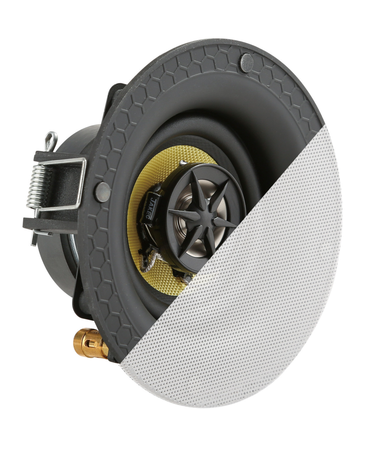 2 Pack - TDX 3" 2-Way In-Ceiling Home Theater Speaker Flush Mount White Pair