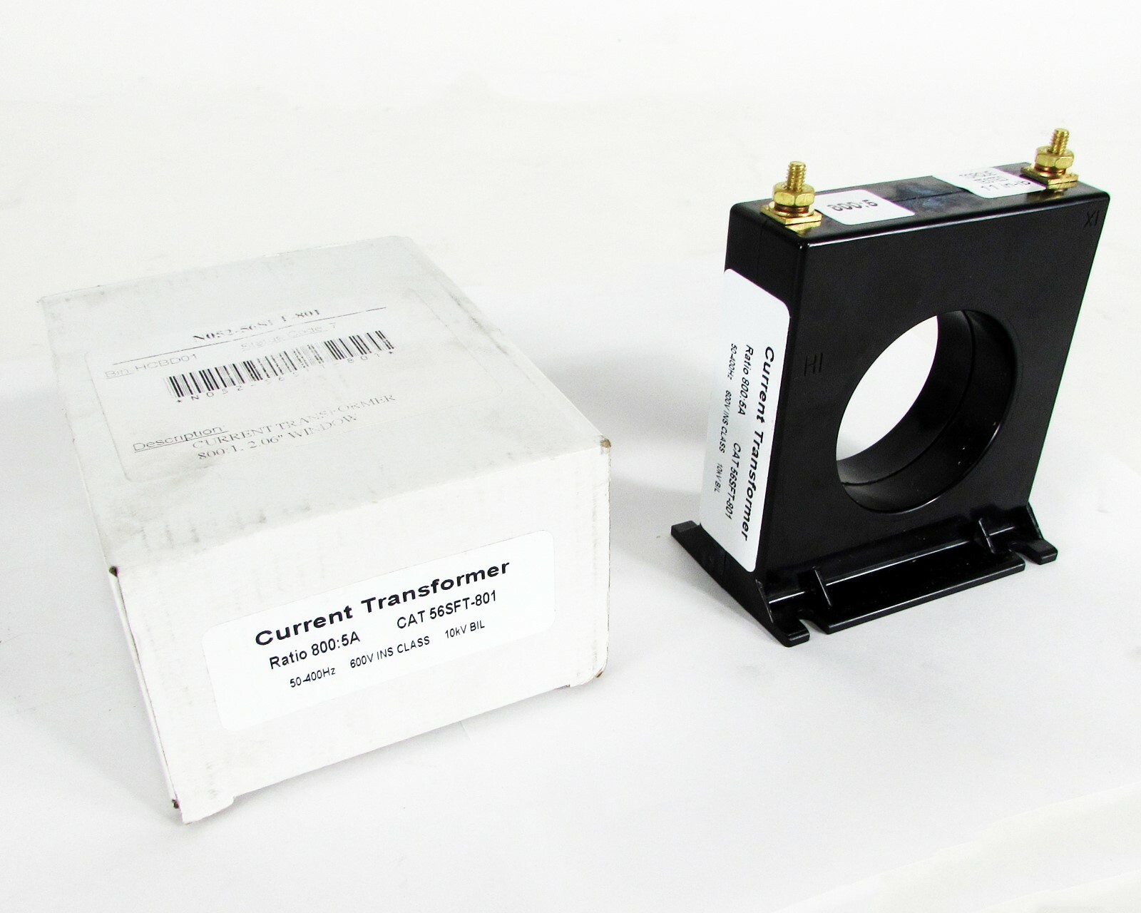 TE - CAT56SFT801 - Current & Voltage Transformer 50-400Hz, 600V, 10kV BIL