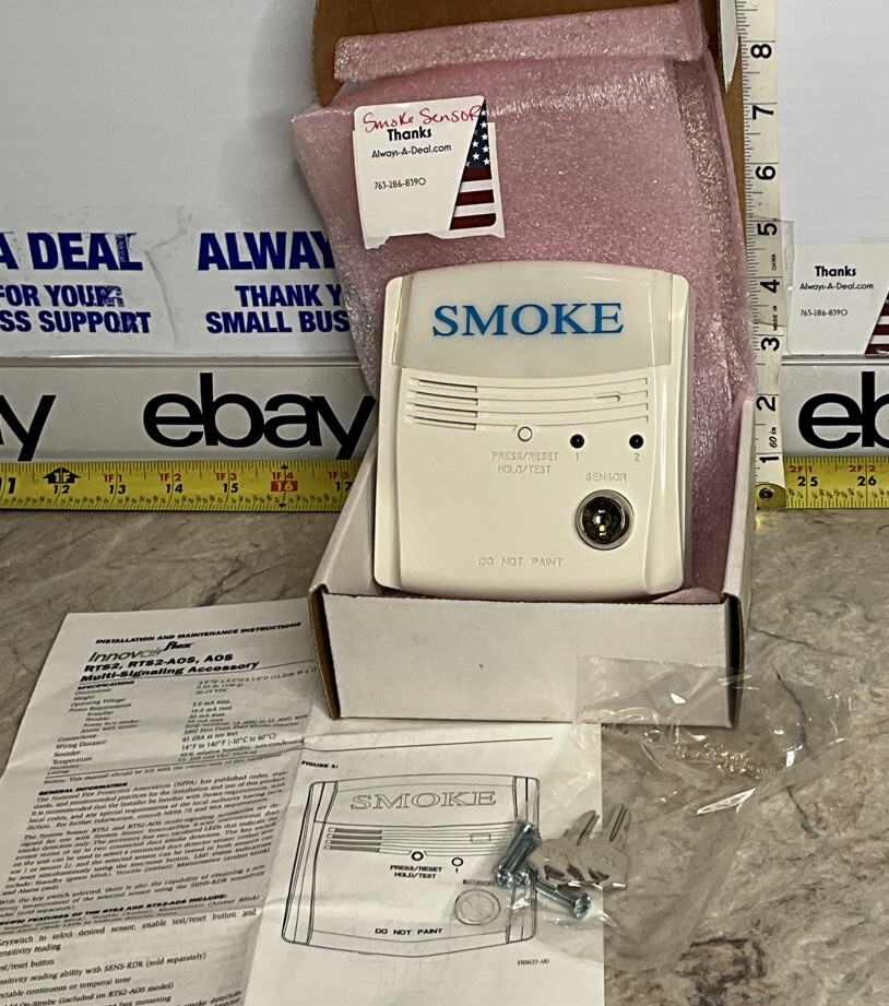 System Sensor RTS2 Multi Signaling Accessory SMOKE UL Listed w Keys NEW IN BOX