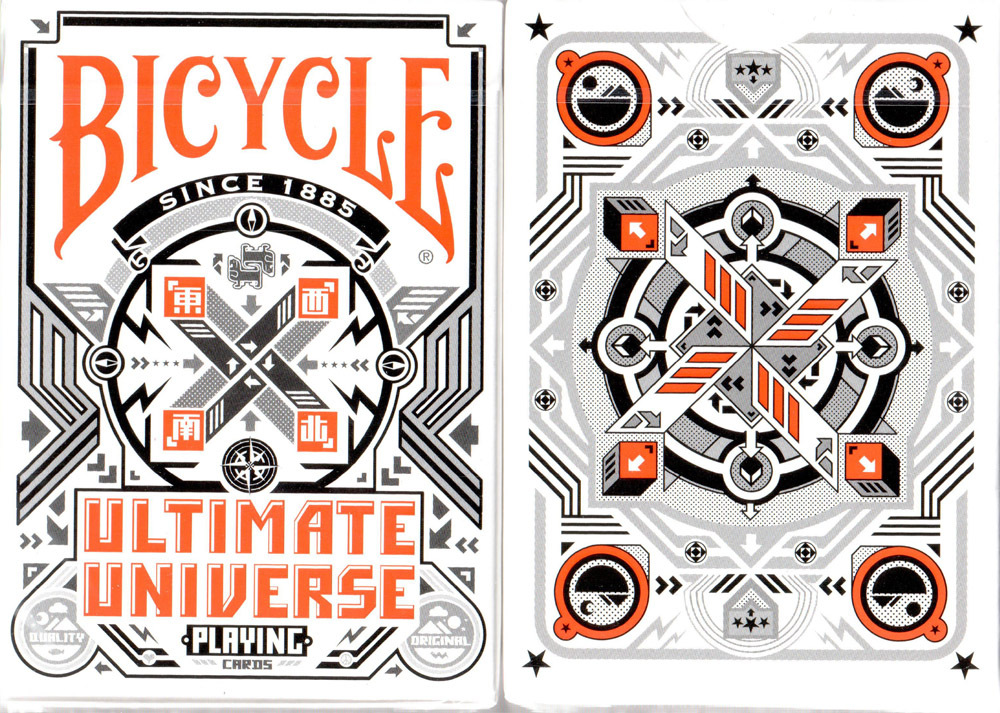 ULTIMATE UNIVERSE GRAYSCALE BICYCLE DECK PLAYING CARDS GAMBLERS WAREHOUSE