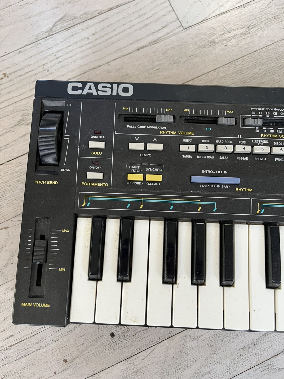 Casio CZ-230S Phase Distortion Synthesizer Keyboard READ