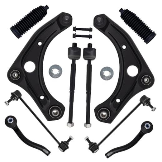 10Pc Front End Suspension Kit Fit For 2012-2019 Ni-ssan Versa, 14-19 Versa