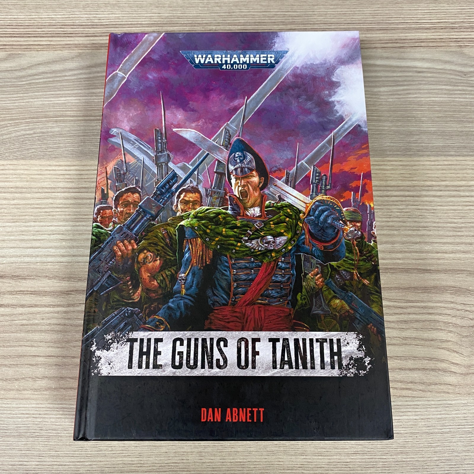 SIGNED BY DAN ABNETT THE GUNS OF TANITH HARDBACK NOVEL 2023 WARHAMMER 40K 40,000