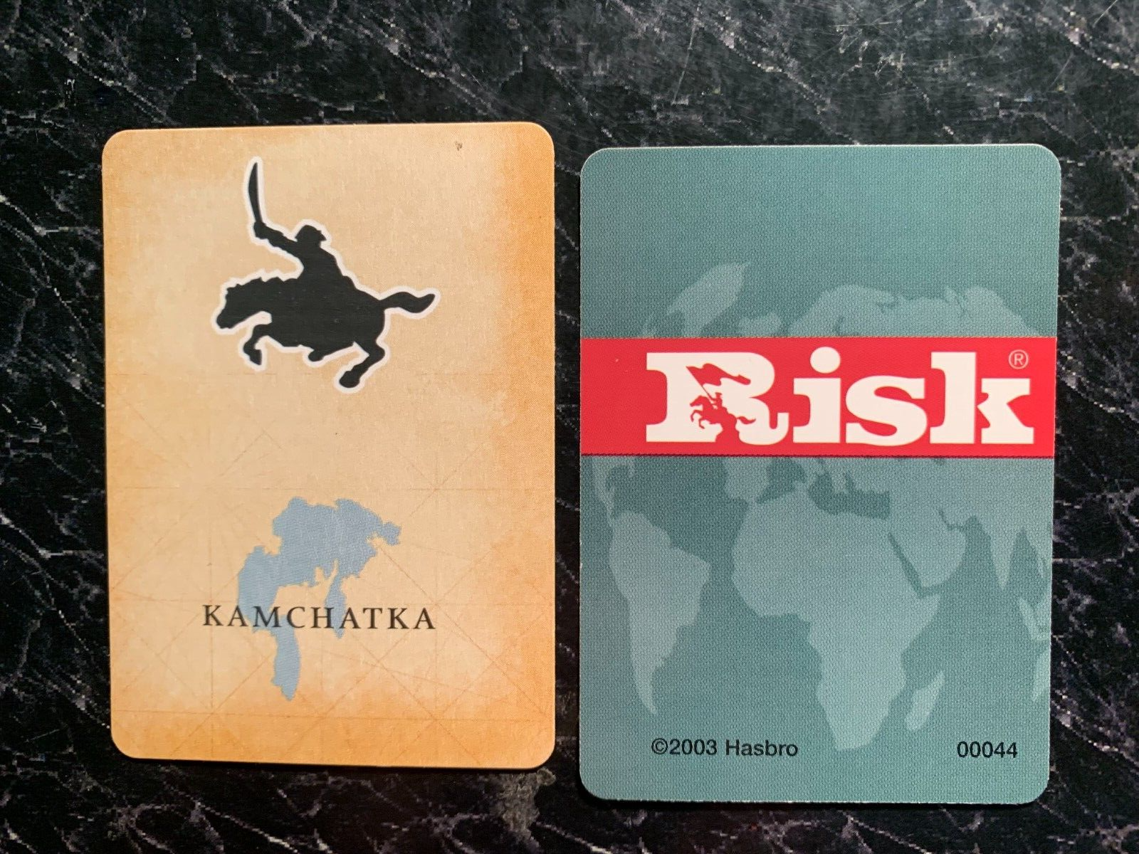Risk 2003 KAMCHATKA CARD Replacement Game Piece HASBRO