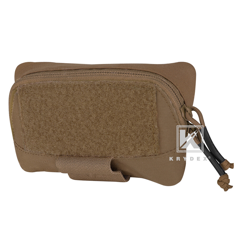 KRYDEX Tactical Admin Pouch Utility Pouch BELT / MOLLE Storage Organizer Coyote