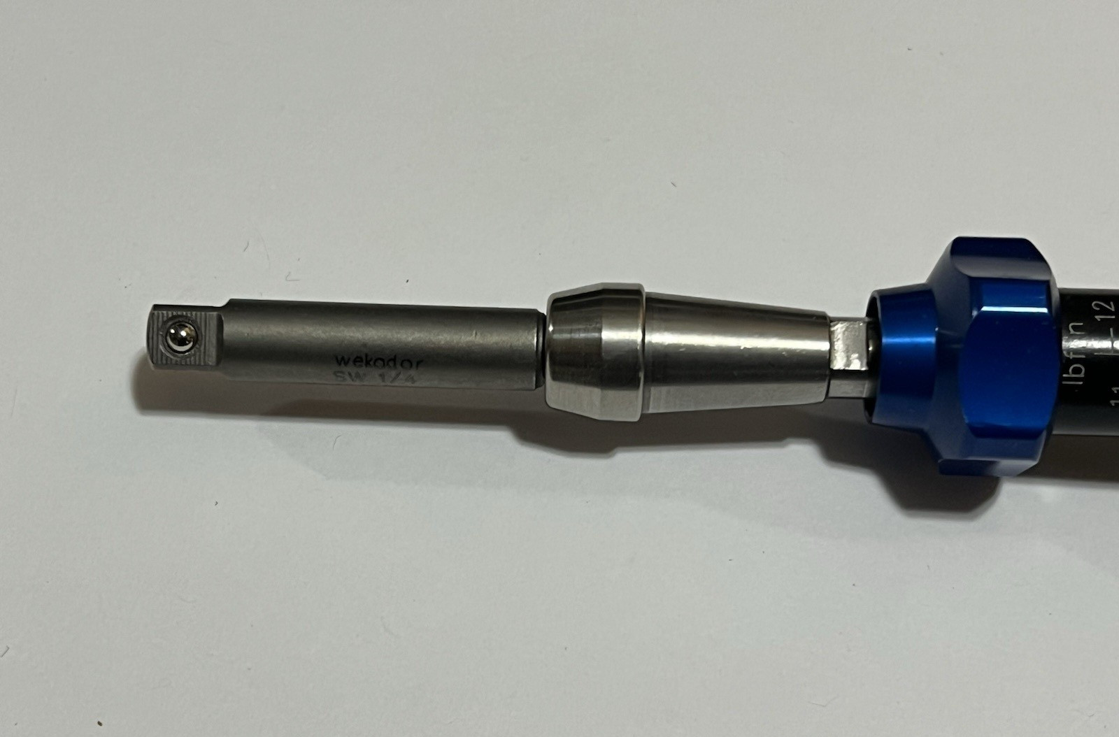 Gedore QSA12FH Hex Bit Adjustable Torque Screwdriver 2-12 In/Lb Box Paperwork