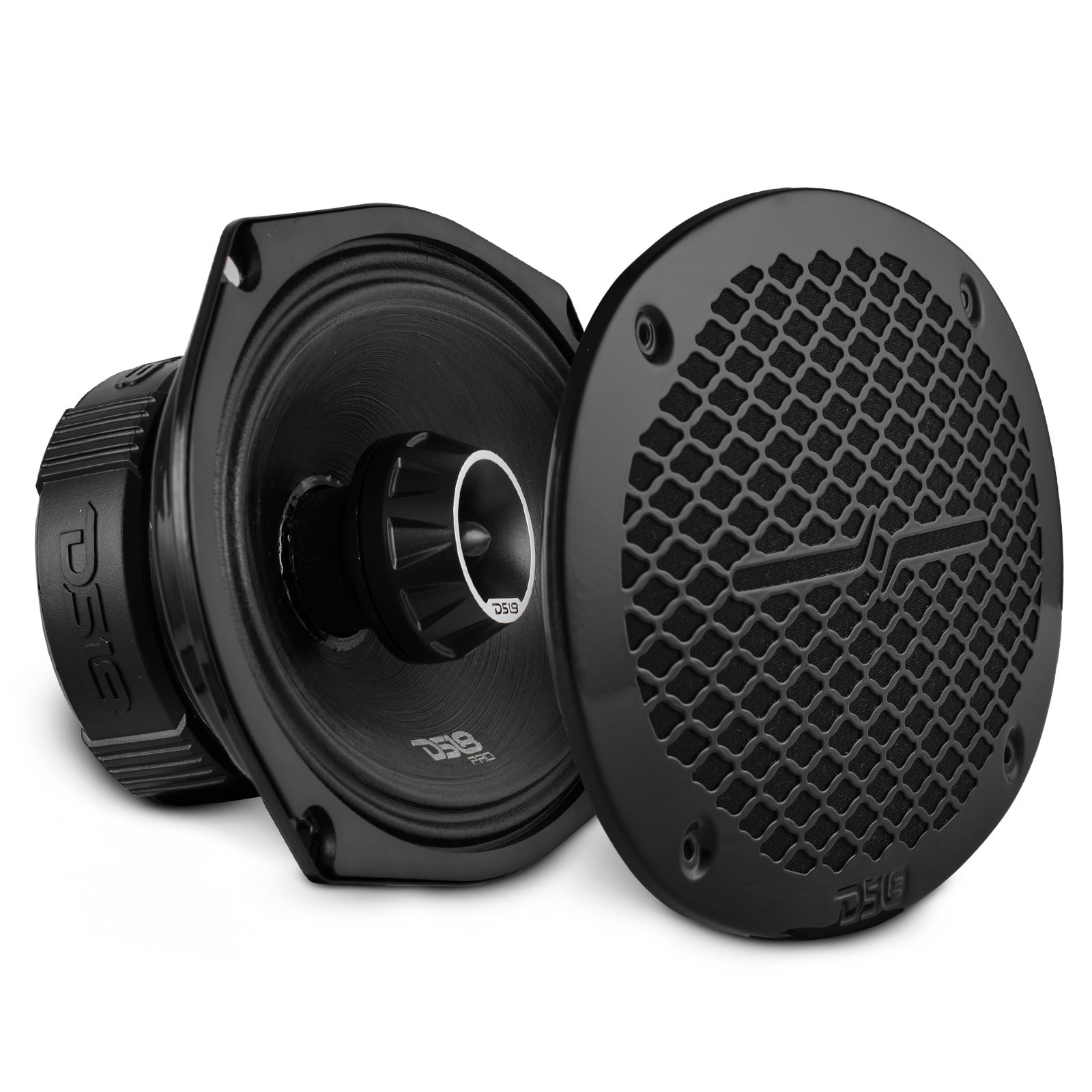 DS18 PRO-ZT69 6x9 Mid-Range with Bullet Tweeter 550W Water Resistant  2 speakers
