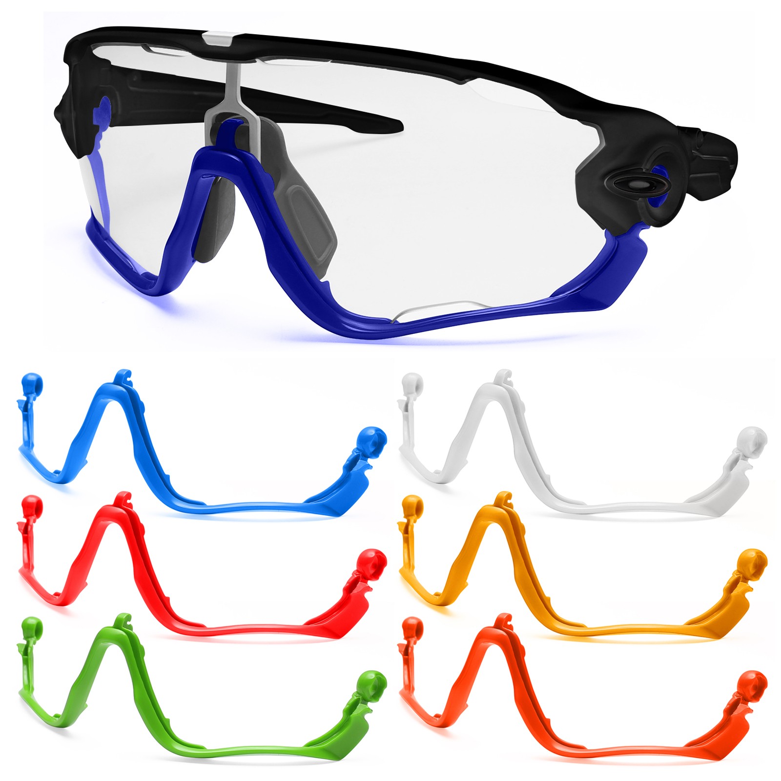 Lenslog Replacement Jaw for-Oakley Jawbreaker OO9290 OO9270 Sunglasses - Opts