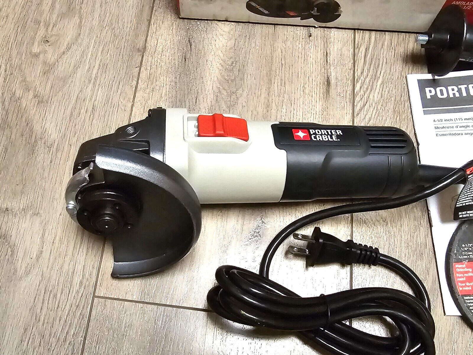 Porter Cable 4.5" Heavy Duty Angle Grinder, 6A #PCE810