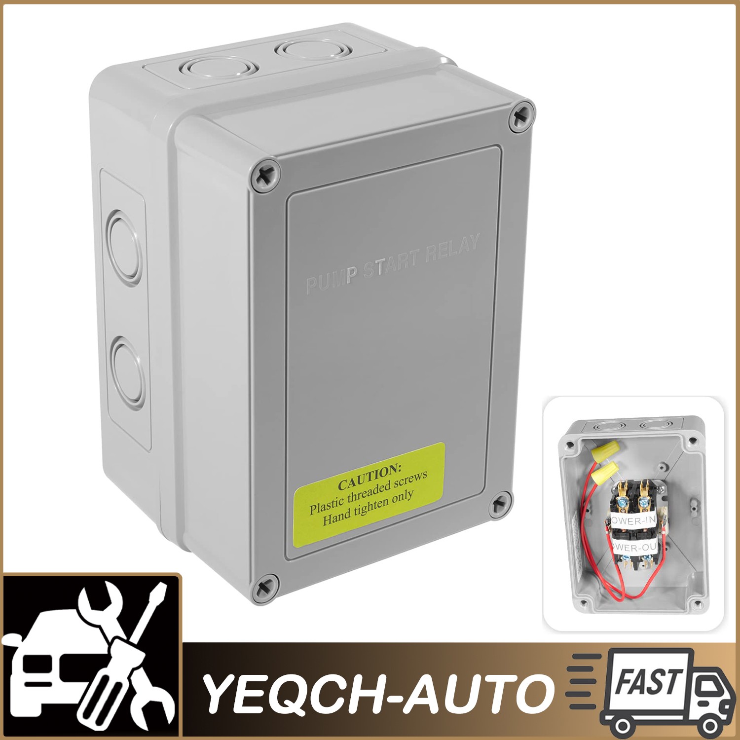 Pump Start Relay w/Enclosure 3 HP/110V/220V 24V Coil for Irrigation Systems 1522