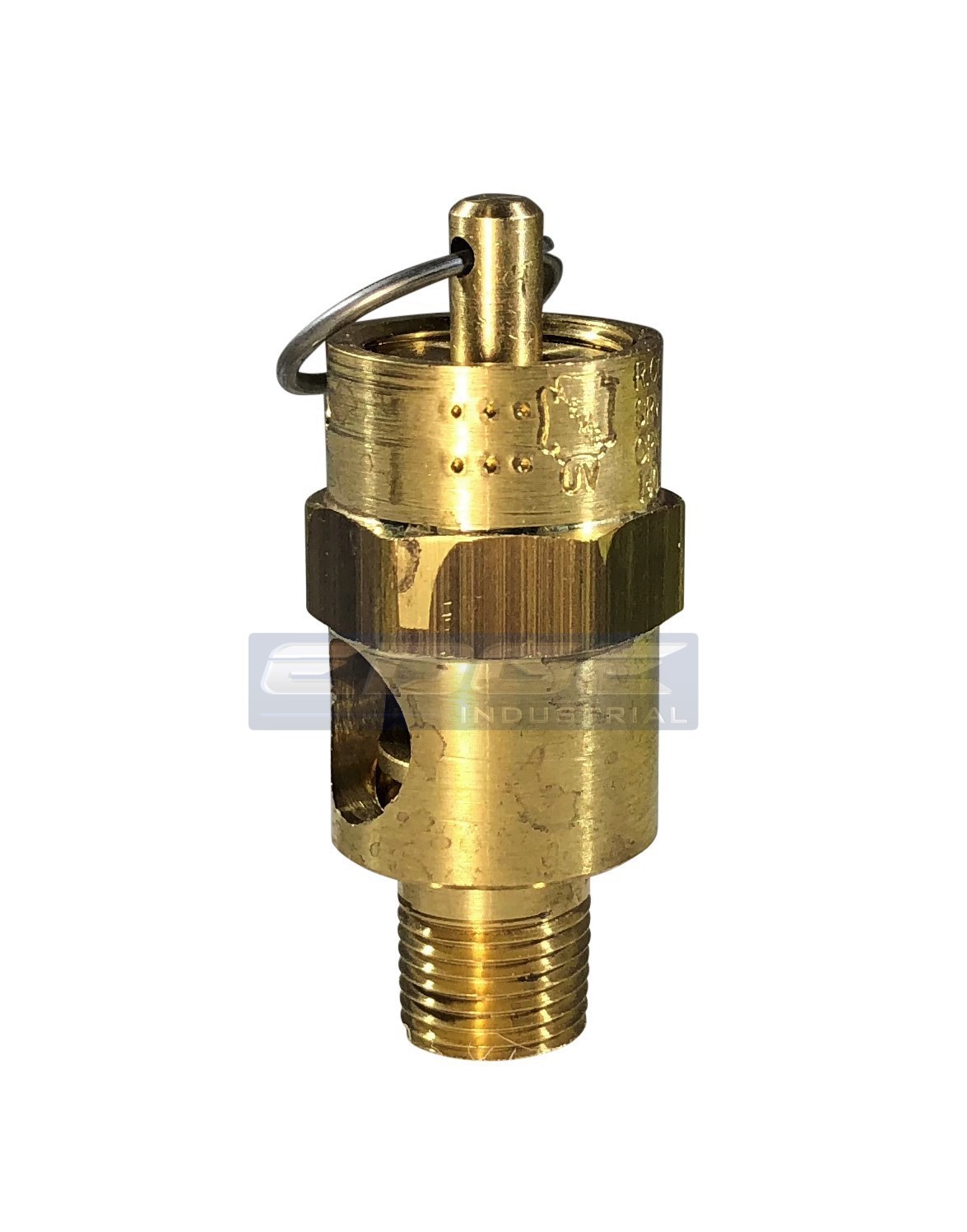 70 PSI AIR COMPRESSOR SAFETY RELIEF VALVE, POP OFF, DRAIN TANK AIR,  1/8" NPT