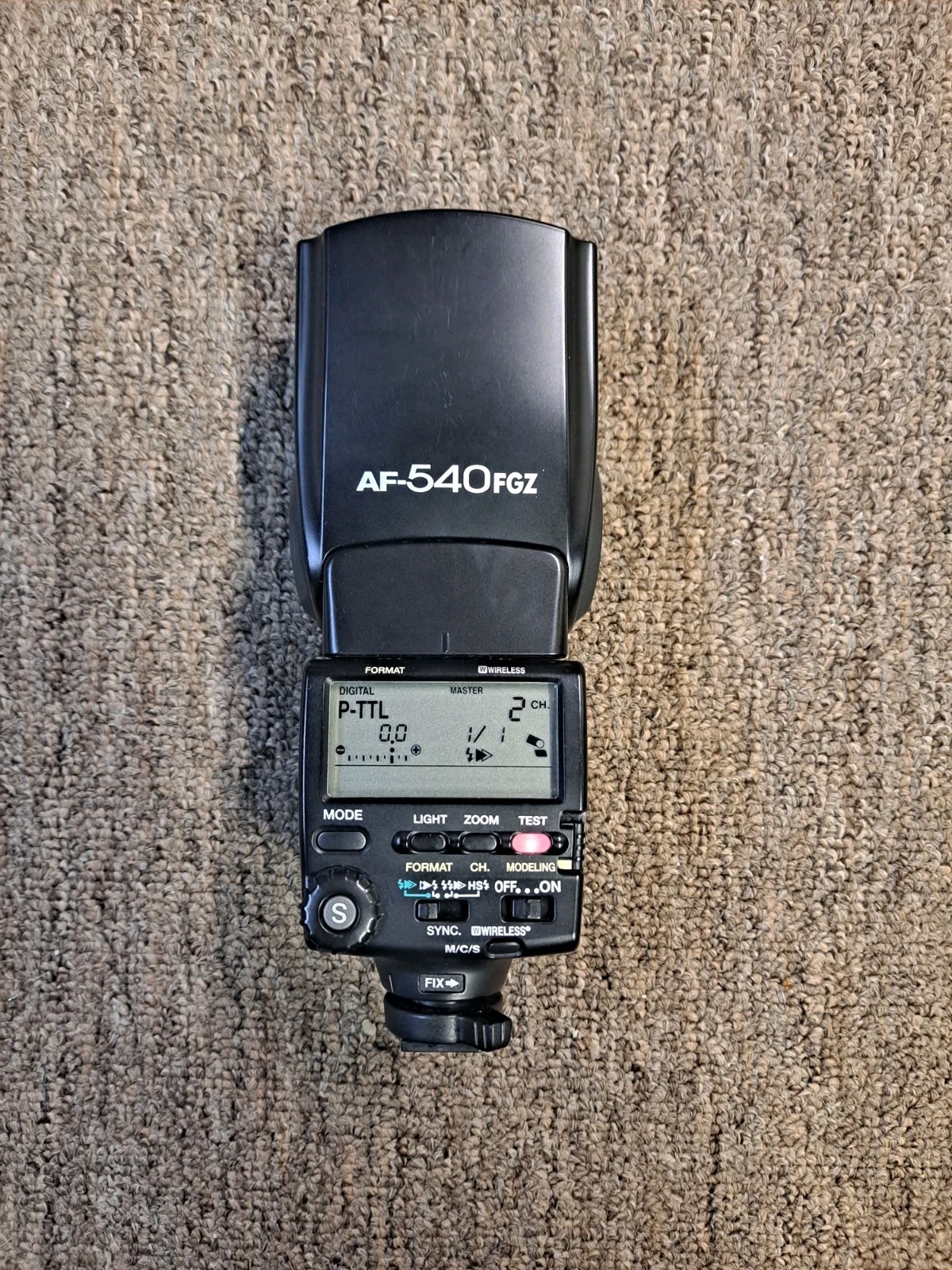 Pentax AF 540FGZ Auto Zoom Strobe Flash for Pentax DSLR Film SLR Camera Works