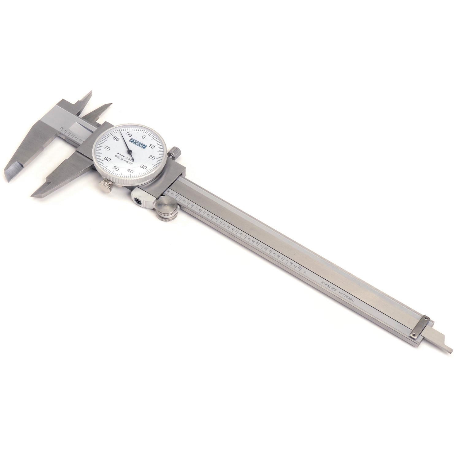 Fowler 52-008-007-01 Fowler 0-6" Dial Caliper - White