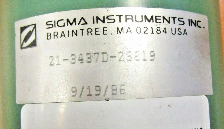 💥SIGMA INSTRUMENTS INC. STEPPING MOTOR 21-3437D-28819