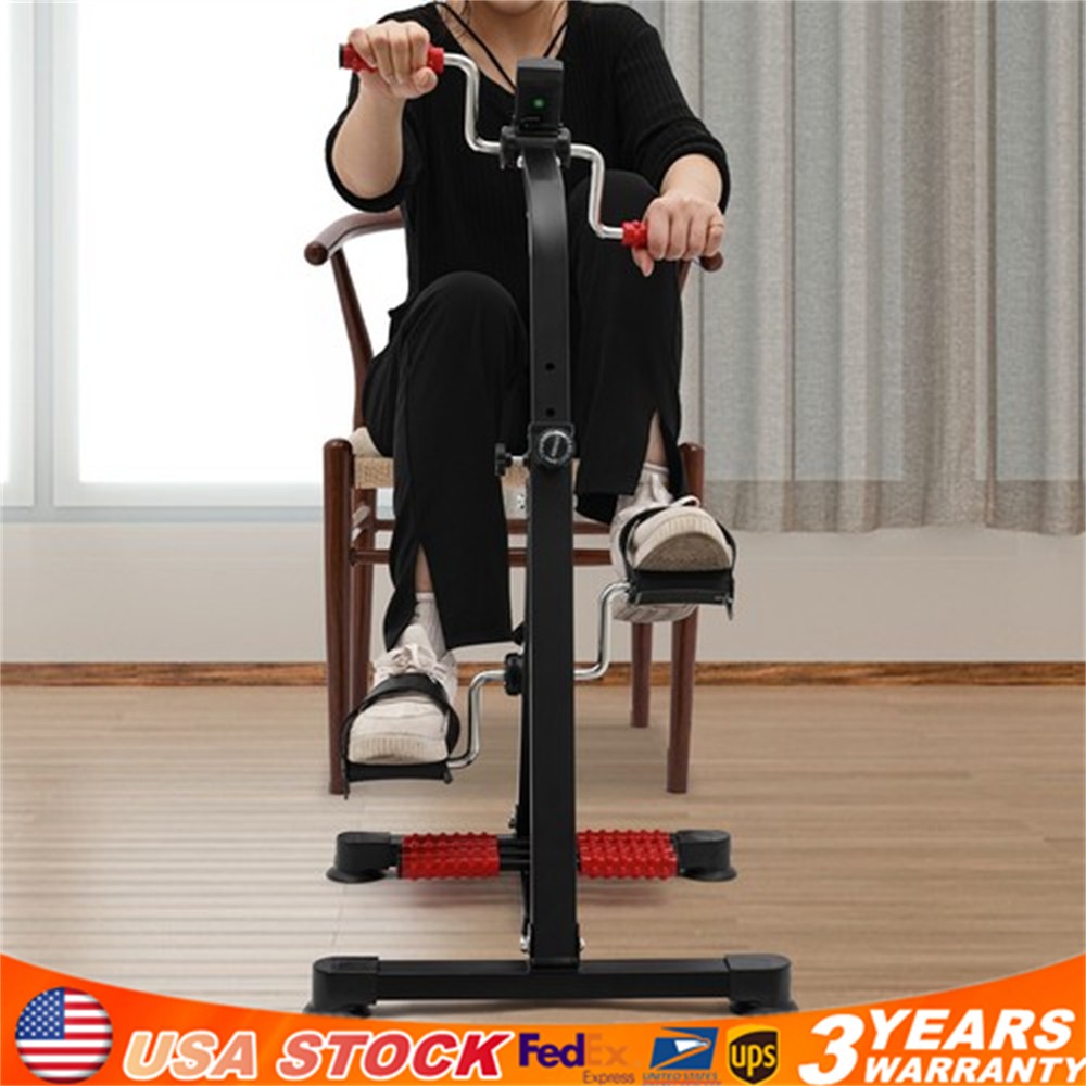 Black Pedal Exerciser Bike, Fitness Bike, Exerciser Bike w/LCD screen display