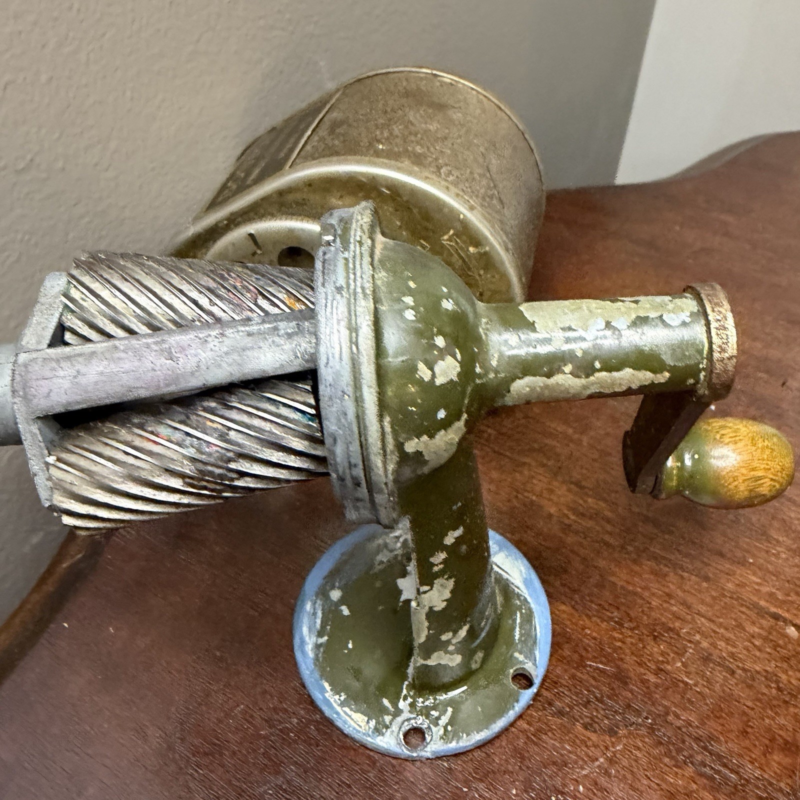 Vintage Boston Model KS Pencil Sharpener 1930's Table Mount