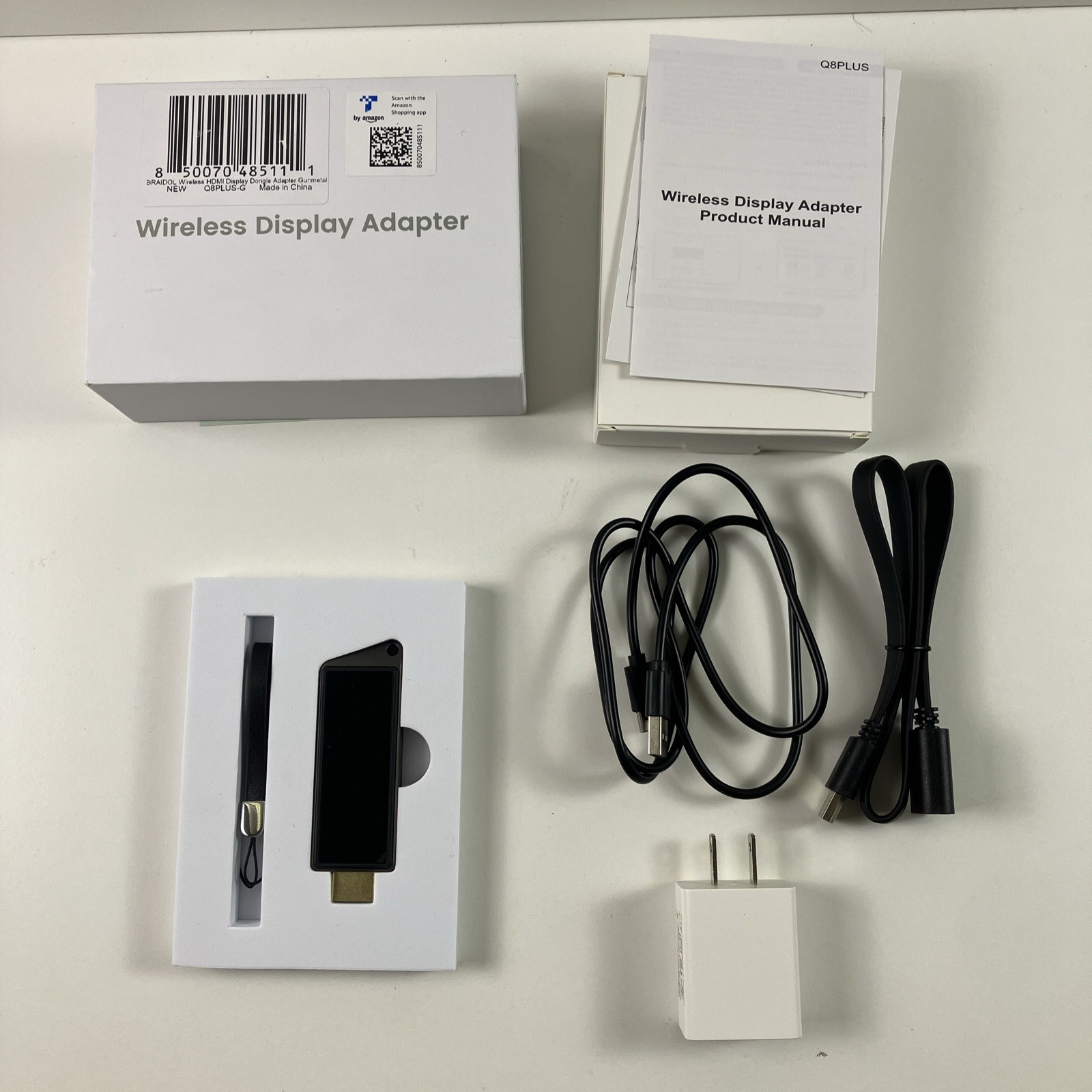 Wireless HDMI Display Dongle Adapter, Portable Transmitter, Streaming Media