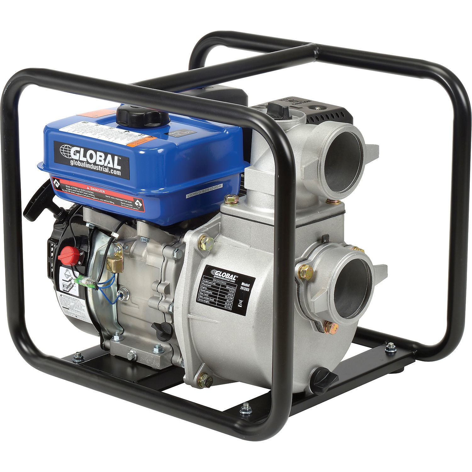 7HP Portable Gasoline Water Pump 3" Intake/Outlet