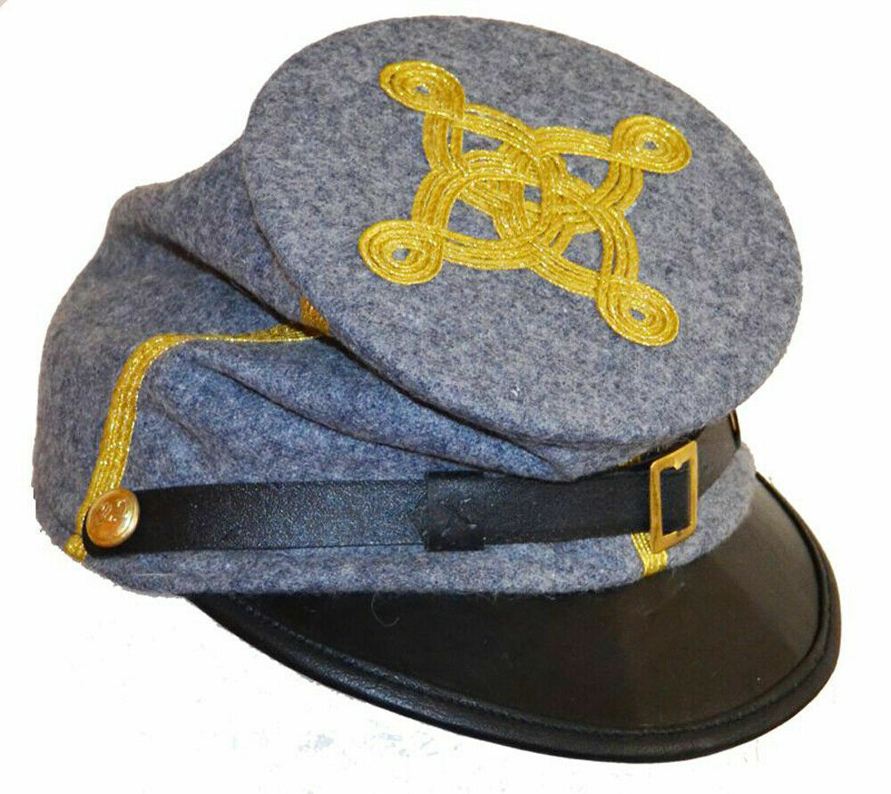 American Civil War ACW Confederate Colonel Or Majors Forage Cap - ALL SIZES!!!