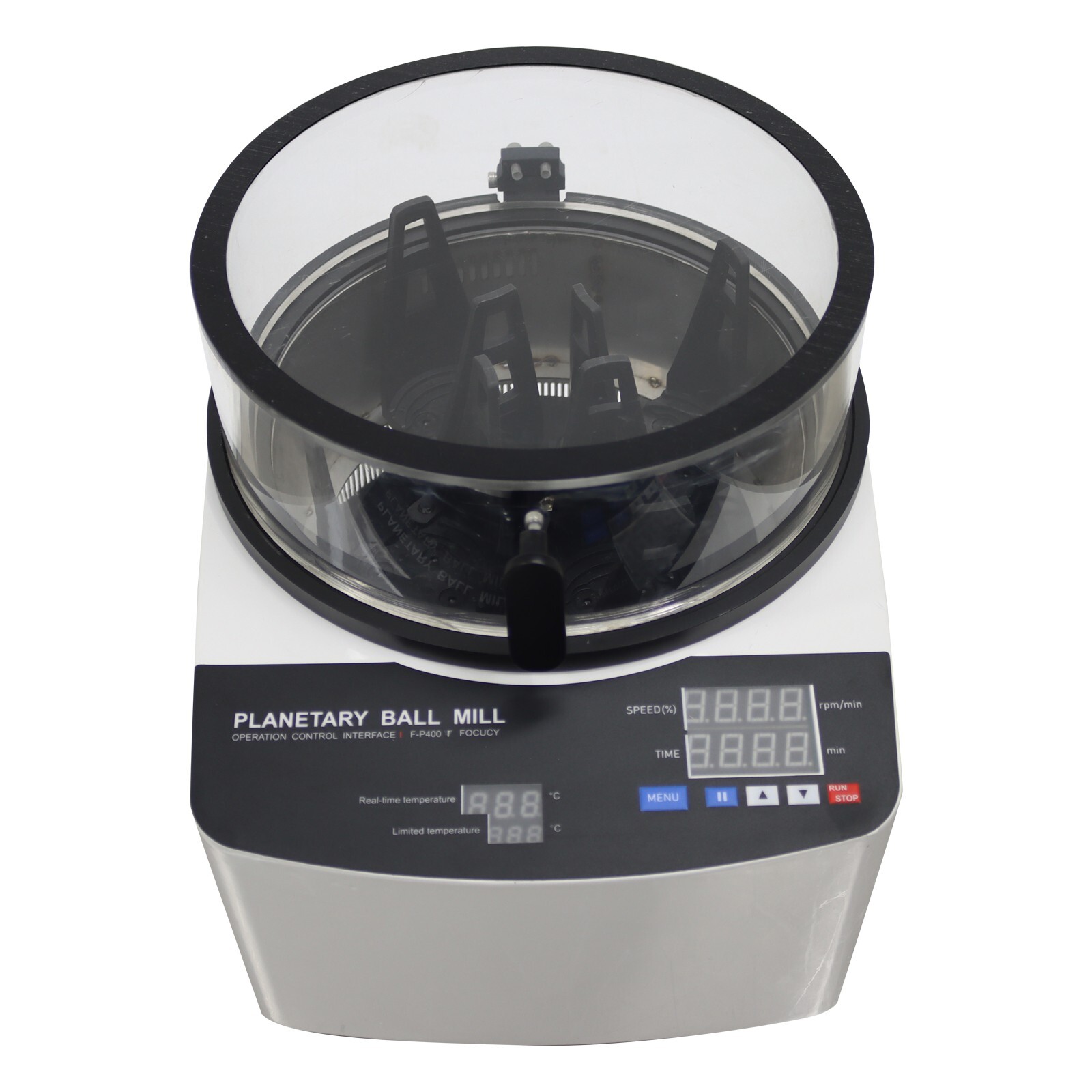 110V 400mL Lab Planetary Ball Grinding Mill Desktop Micro High-speed Silent