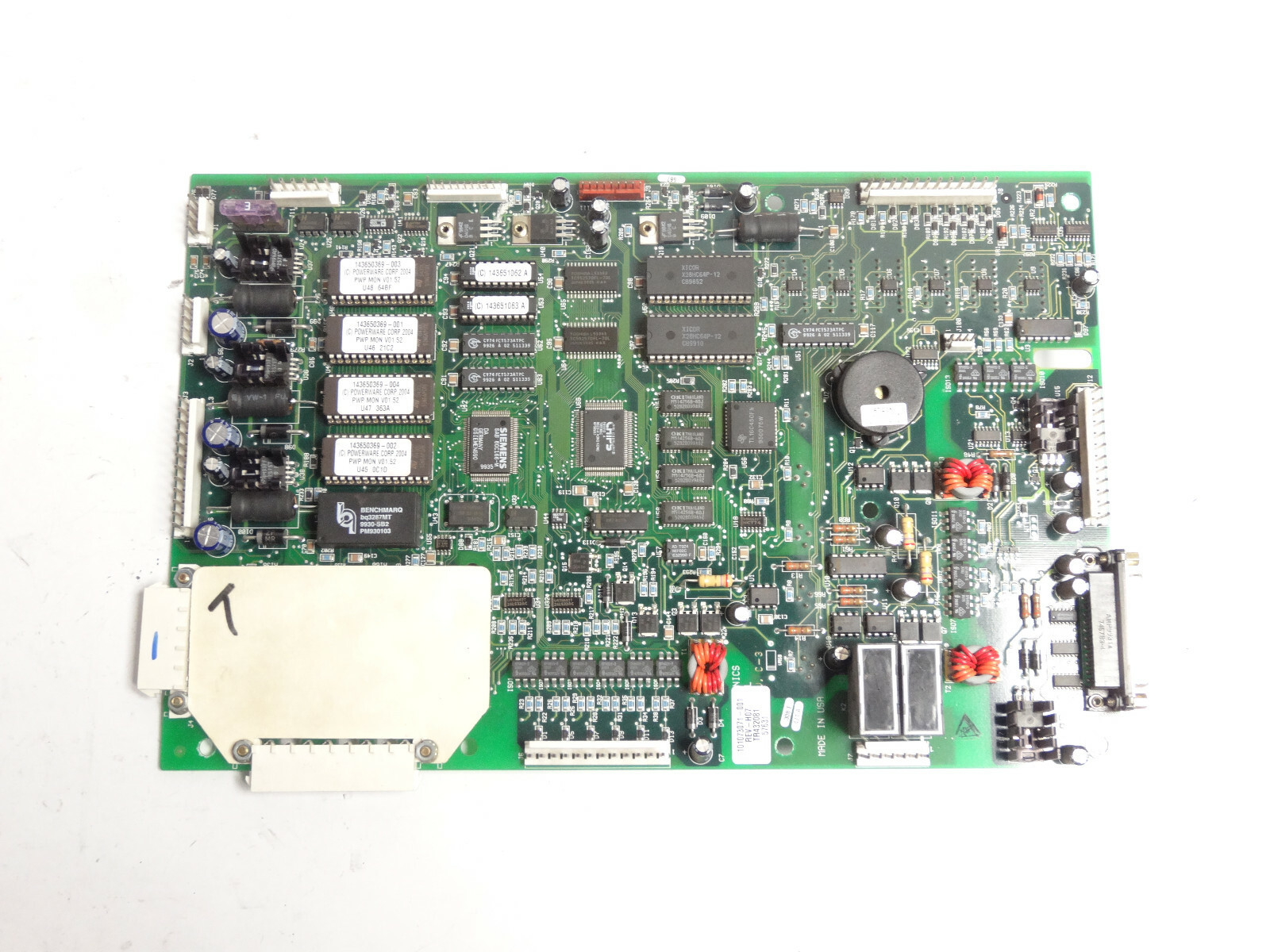 EE Front Panel  118302849 Rev C-3  101073071-001 Rev H07 TR432081