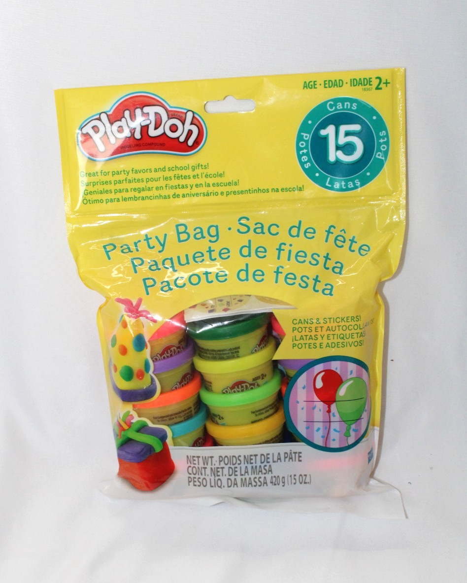 PLAY-DOH 15 MINI TUBS OF PLAY-DOH ALL COLORS  (BRAND NEW)