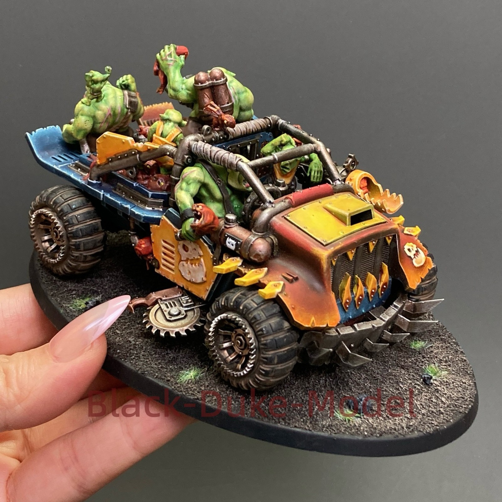 Warhammer 40K Rukkatrukk Squigbuggy Xenos Armies Orks Presale Painted Gallery GW