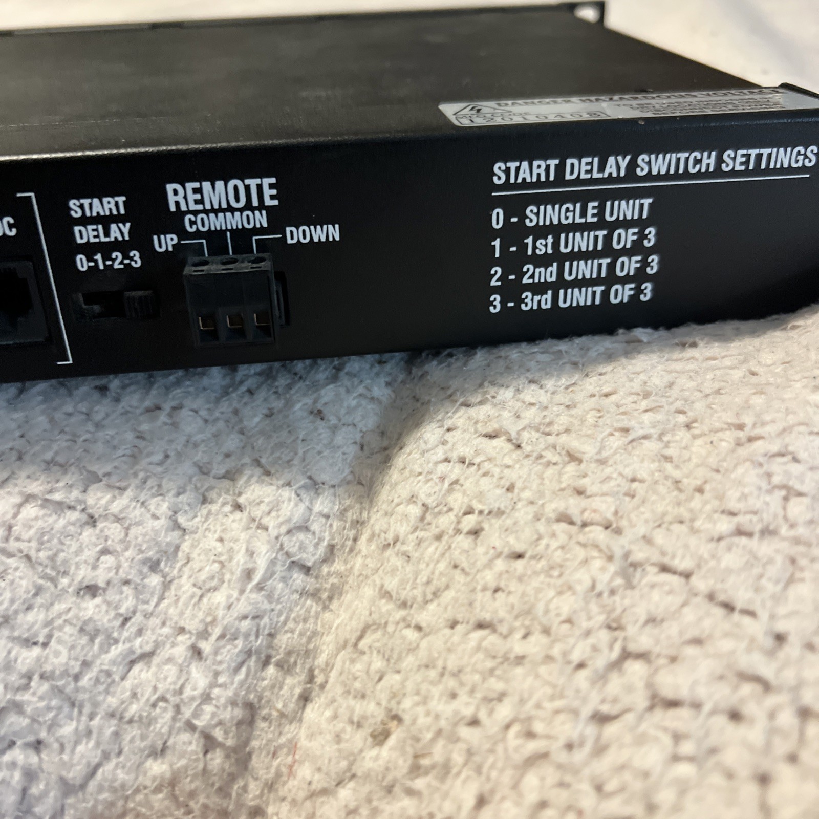 Middle Atlantic USC-6R Universal 6-Step Sequencing Controller - UNTESTED