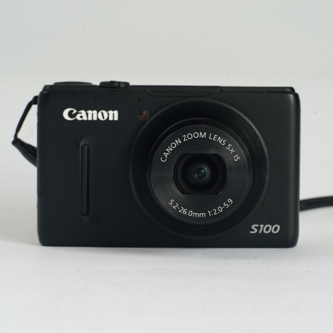Canon PowerShot S100 Digital Camera Black 12.1 Megapixels 5x Optical Zoom Gift