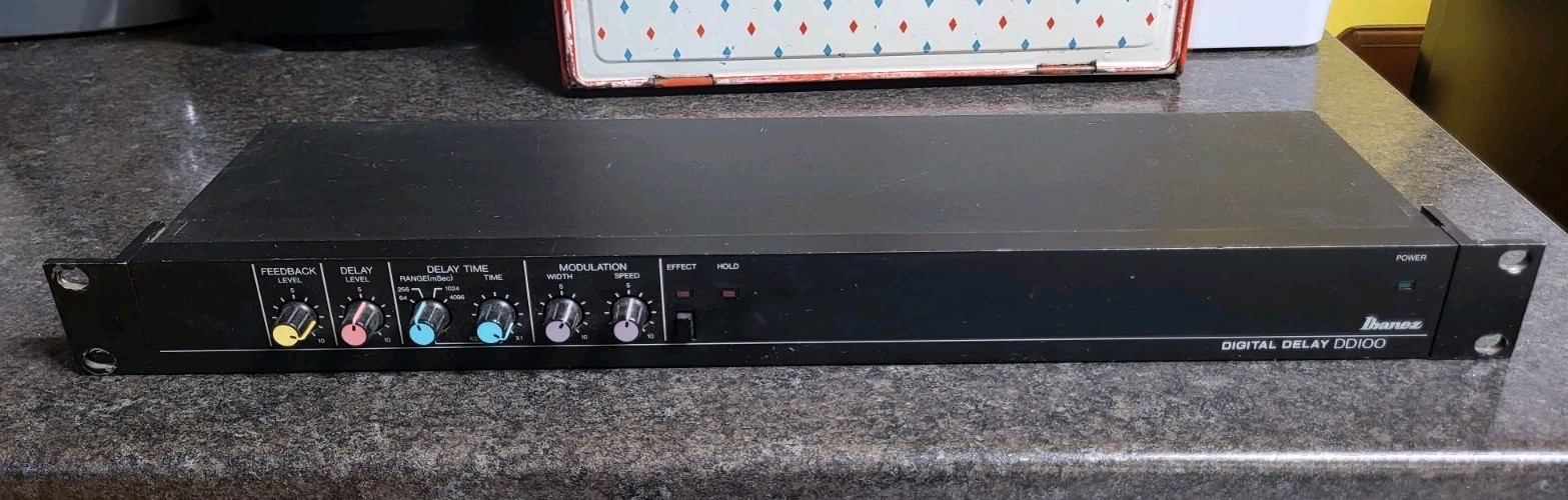 Vintage Ibanez DD100 Digital Delay Module TESTED WORKS Pre-Owned