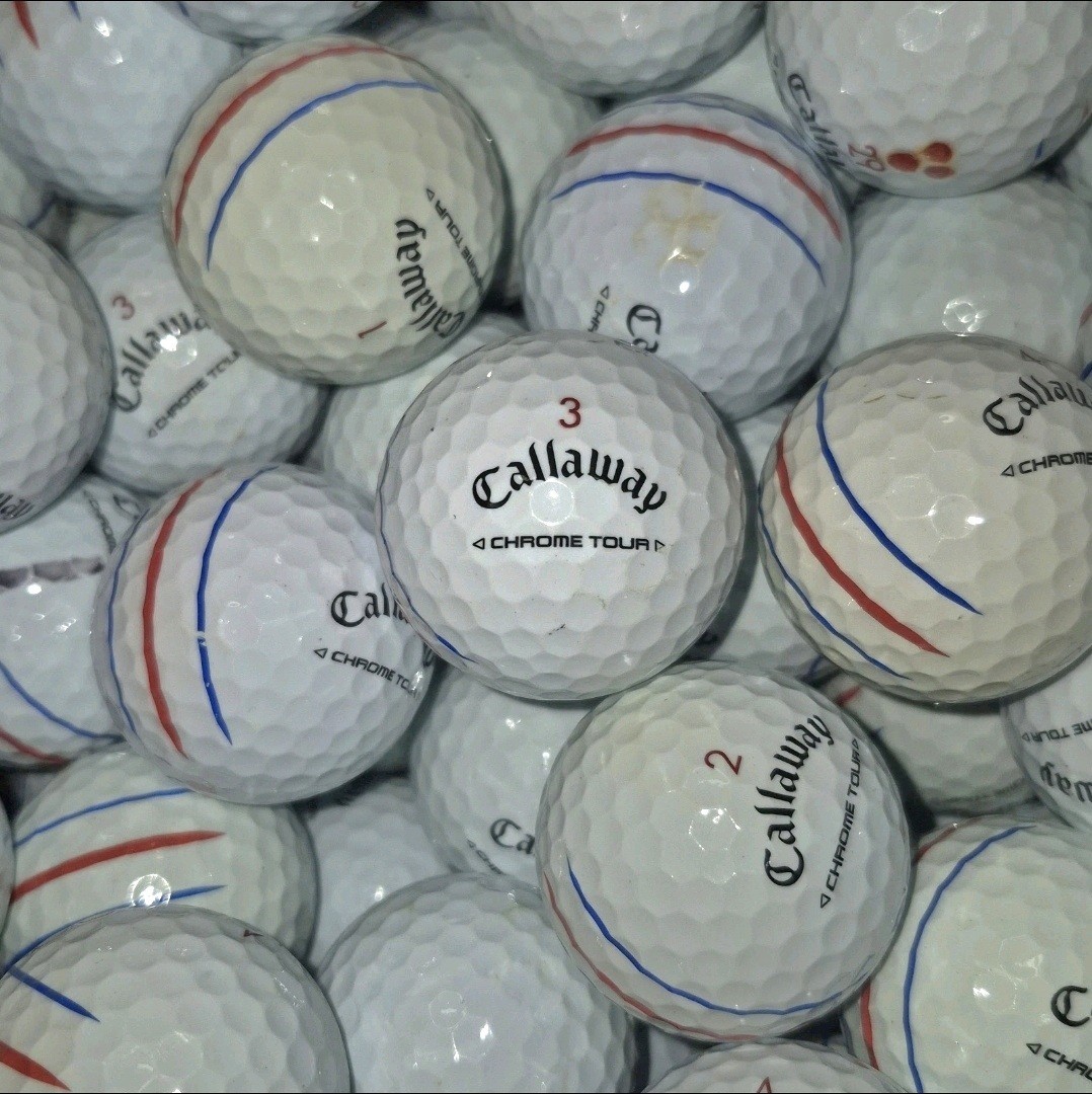 36 Callaway Chrome Tour Triple Track Used Golf Balls - 3A Value Grade AAA